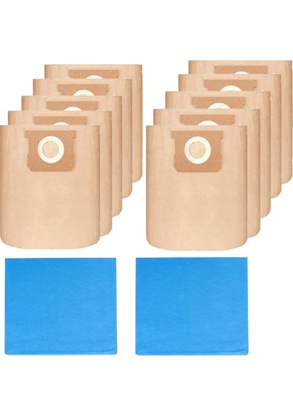 19-3100 Mağaza Için Vakum Torbaları 5-6 Galon Islak/kuru Elektrikli Süpürgeler Tek Kullanımlık Toz Torbaları Yeniden Kullanılabilir Filtre 19-1500 (Yurt Dışından)