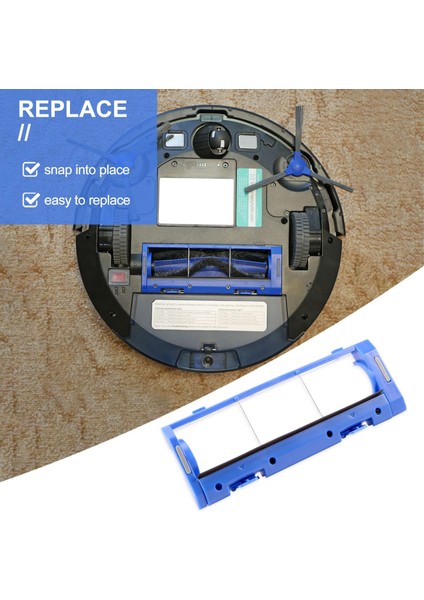 Robovac 11S, Robovac 11S Max, Robovac 15T, Robovac 30, Robovac 30C, ROBOVAC30C Max, Robovac 15C, Robovac 15C Max,robovac 35C Aksesuarları Için 2 Paket Yedek Fırça Koruması (Yurt Dışından)