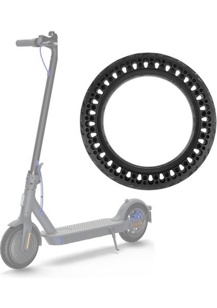 8.5 Inç Katı Lastik Kauçuk Petek Xiaomi M865/PRO/1S Elektrikli Scooter Amortisör Kaymaz Katı Lastik (Yurt Dışından)