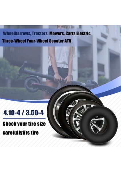 4.10/3.50-4 El Arabaları, Traktörler, Biçme Makineleri, Arabalar Için Iç Boru Elektrikli Üç Tekerlekli Dört Tekerlekli Scooter Atv (Yurt Dışından) fırsatları