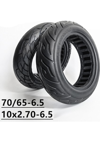 10 Inç 70/65-6.5 Katı Lastik Evrensel Lastik Elektrikli Scooter Kauçuk Değiştirme (Yurt Dışından) fırsatları