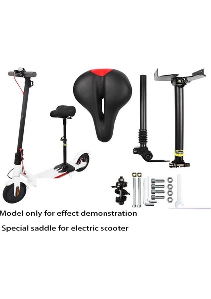M365 Katlanabilir Ayarlanabilir Elektrikli Scooter Koltuk Eyer Xiaomi Metal Taban Aksesuarları Için (Yurt Dışından) fiyatları