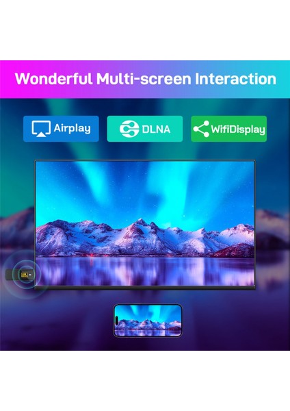 H96MAX M3 Tv Çubuk Mini Pc 2 GB + 16 GB Android 13.0 Akıllı Tv Kutusu Wifi6 4KX2K 265 Hevc RK3528 Set Üstü Kutusu Medya Oynatıcı Ab Tak (Yurt Dışından)