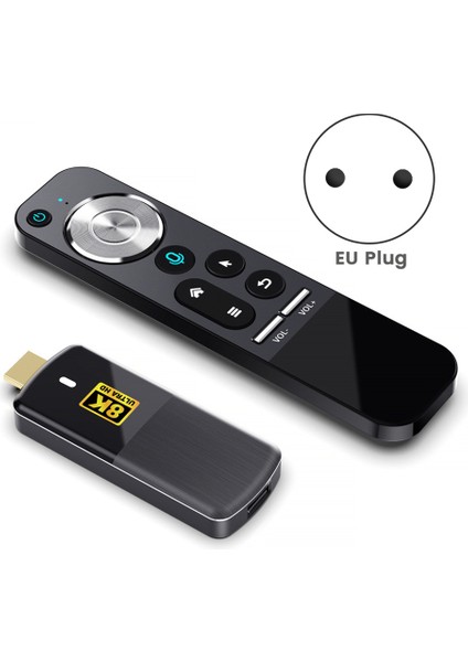 H96MAX M3 Tv Çubuk Mini Pc 2 GB + 16 GB Android 13.0 Akıllı Tv Kutusu Wifi6 4KX2K 265 Hevc RK3528 Set Üstü Kutusu Medya Oynatıcı Ab Tak (Yurt Dışından)