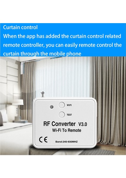 Wifi Uzaktan Kumanda Dönüştürücü Rf Radyo Frekansı Wifi Uzaktan Kumanda Akıllı Ev Garaj Kapısı Için 240-930 Mhz (Yurt Dışından)