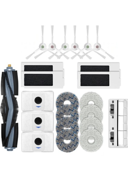 Deebot T20 Pro /T20 Max/ T20 / T20 /T10 /x1 Elektrikli Süpürge Için 23PCS Yedek Aksesuarlar (Yurt Dışından)