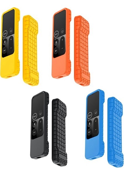 Silikon Geçirmez Dayanıklı Yumuşak Kapak Su Geçirmez Koruyucu Kılıf 4K Uzaktan Kumanda Için Dikdörtgen Kol Siyah (Yurt Dışından) modelleri