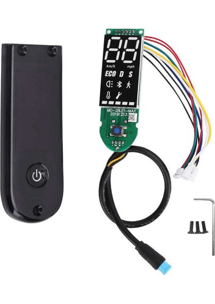 Max G30 Için Ekran Paneli Kapağı Yedek Parçaları ile Elektrikli Scooter Bt Dijital Ekran Kontrol Paneli (Yurt Dışından)