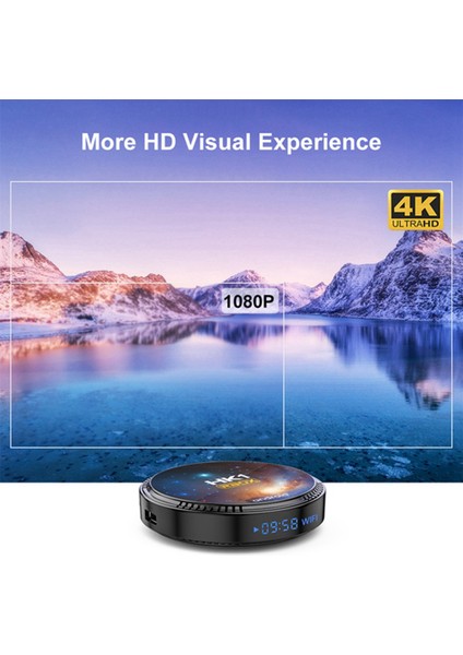 W2T Set Üstü Kutusu Android S905W2 Çekirdek Arm A35 Çift Wifi + Bluetooth Av1 Internet Tv Kutusu Sesli Uzaktan Abd Tak (Yurt Dışından)