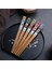 04-5pair 5 Pairs El Yapımı Japon Tarzı Bambu Suşi Çubuklarını Sofra Üst Sınıf Çin Doğal Bambu Ortak Çubuklarını Yeme Araçları (Yurt Dışından) 3
