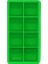 Green-8 Izgaralar 8 Izgaralar Kapaksız Buz Küpü Kalıp Silikon Buz Yapıcı Kare Büyük Viski Buz Tepsisi Kalıp Dondurma Kalıbı Buz Kalıbı Dondurma Araçları (Yurt Dışından) 1