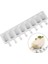 STICKS-50PCS 4/8 Delik Silikon Dondurma Kalıp Buz Küpü Popsicle Kalıpları Sopalarla Dıy Tatlı Kek Kalıpları Ev Yapımı Araçlar Dondurma Yapımcıları (Yurt Dışından) 4