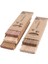 C 5 Çift Çin Ahşap Çubuklarını Yeniden Kullanılabilir Çevre Dostu Doğal Ahşap Kore Suşi Gıda Suşi Çubuklarını Kılıf ile Set 25 cm (Yurt Dışından) 5