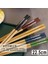 A09 22.5 cm Yeniden Kullanılabilir 5 Çift Set El Yapımı Bambu Japon Doğal Ahşap Çubuklarını Suşi Gıda Kedi Çiçek Çok Renkli Ahşap Çubuklarını Set (Yurt Dışından) 1