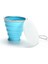350ML Göl Mavisi 180ML/250ML Taşınabilir Silikon Geri Çekilebilir Katlanır Kapaklı Bardak Teleskopik Katlanabilir Içme Bardağı Açık Seyahat Su Bardağı (Yurt Dışından) 2