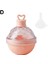 Pembe Buz Hokeyi Kalıp Silikon Viski Buz Küpü Kalıp Tepsi Küp Kalıp Yuvarlak Buz Buz Yapıcı Renkli Top Buz Kalıbı Büyük Kalıp Topu G7B2 (Yurt Dışından) 1