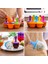 Gül 7 Delik Dondurma Buz Pops Kalıp Gıda Sınıfı Silikon Popsicle Kalıp Buz Yapım Makinesi Bebek Gıda Takviyesi Araçları (Yurt Dışından) 2