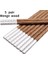 E Wenge Ahşap 5 Çift 5 Çift Yüksek Kaliteli Çin Çubuklarını El Yapımı Doğal Wengewood Çubuklarını Set Sandal Ağacı Sofra Çubuklarını Çatal Bıçak Kaşık Seti (Yurt Dışından) 1
