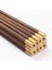 E Wenge Ahşap 5 Çift 5 Çift Yüksek Kaliteli Çin Çubuklarını El Yapımı Doğal Wengewood Çubuklarını Set Sandal Ağacı Sofra Çubuklarını Çatal Bıçak Kaşık Seti (Yurt Dışından) 2