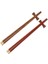 E Wenge Ahşap 5 Çift 5 Çift Yüksek Kaliteli Çin Çubuklarını El Yapımı Doğal Wengewood Çubuklarını Set Sandal Ağacı Sofra Çubuklarını Çatal Bıçak Kaşık Seti (Yurt Dışından) 5