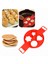 Red-B Yumurta Gözleme Halkası Yapışmaz Gözleme Yapımcısı Kalıp Silikon Yumurta Pişirici Kızarmış Yumurta Şekillendirici Omlet Kalıpları Mutfak Pişirme Aksesuarları Için (Yurt Dışından) 4