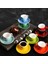 Siyah 80 ml Espresso Kahve Kupa Seti Renkli Sır Seramik Kahve Fincanı ve Tabağı Ev Mutfak Aksesuarları Drinkware Kahve Fincan Takimlari (Yurt Dışından) 2