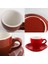 Siyah 80 ml Espresso Kahve Kupa Seti Renkli Sır Seramik Kahve Fincanı ve Tabağı Ev Mutfak Aksesuarları Drinkware Kahve Fincan Takimlari (Yurt Dışından) 5