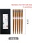 10 Çift Japon Tarzı Yemek Çubukları Kaymaz, Anti-Küf Sivri Bambu Yemek Çubukları Seti Ev Yüksek Dereceli Masif Ahşap Hediye Kutusu Ihracat (Yurt Dışından) 2