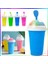 Gül Kırmızı Hızlı Dondurulmuş Smoothies Bardak Slushy Dondurma Makinesi Milkshake Soğutma Fincan Silikon Sıkmak Slushy Fincan Dıy Ev Yapımı Dondurulmuş Içecekler (Yurt Dışından) 5