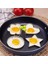 Flower-1pcs 5 Şekiller Paslanmaz Çelik Kızarmış Yumurta Şekillendirici Yumurta Kalıp Dıy Kahvaltı Yumurta Gözleme Yüzükler Sandviç Mutfak Aletleri Gereçler Pişirme Araçları (Yurt Dışından) 4