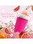 Gül Kırmızı Slushie Yapımcısı Fincan Hızlı Dondurulmuş Smoothies Fincan Soğutma Çift Katmanlı Sıkma Bardak Slushy Yapımcısı Milk Shake Ev Dıy Dondurma Yapımcısı (Yurt Dışından) 5