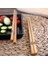 Mavi Beyaz 24 cm 5 Çift Bambu Çubuklar Ev Uzun Çubuklar Aile Sivri Sevimli Kişilik Bambu Kaymaz Set Sofra Çubukları (Yurt Dışından) 4