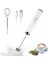 Beyaz-B USB Şarj Yumurta Çırpıcı Elektrikli Kahve Mikser Yumurta Araçları Süt Çalkalayıcı Makinesi Frother Foamer El 3 Hız Ayarlanabilir Blender (Yurt Dışından) 1