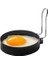 Stil 1 Katlanabilir Haşlanma Önleyici Yumurta Halkası Paslanmaz Çelik Omlet Yapışmaz Yuvarlak Omlet Kalıp Pişirme Kahvaltı Tavası Fırın Mutfak Aletleri (Yurt Dışından) 1