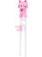 Lolipop-Pembe 1 Çift Yemek Çubukları Plastik Çocuklar Için Karikatür Öğrenme Çubuklarını Yeniden Kullanılabilir Eğitim Çubuklarını Sevimli Çocuk Sofra Takımı (Yurt Dışından) 5