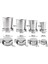 150ML 75ML/150ML/250ML/450ML Açık Seyahat Katlanır Katlanabilir Bardak Teleskopik Kupa Paslanmaz Çelik Kahve Handcup Anahtarlık ile (Yurt Dışından) 2