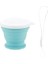 Mavi Katlanır Bardak 100 ml Bpa Ücretsız Gıda Sınıfı Su Bardağı Seyahat Silikon Geri Çekilebilir Renkli Taşınabilir Açık Kahve Handcup (Yurt Dışından) 1