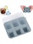 6 Delik G-9.6X7.6X3CM 4/6/8 Izgara Büyük Buz Tepsisi Kalıp Kutusu Büyük Gıda Sınıfı Silikon Buz Küpü Kare Tepsi Kalıp Diy Bar Pub Şarap Buz Blokları Makinesi Modeli (Yurt Dışından) 1