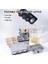 6 Delik G-9.6X7.6X3CM 4/6/8 Izgara Büyük Buz Tepsisi Kalıp Kutusu Büyük Gıda Sınıfı Silikon Buz Küpü Kare Tepsi Kalıp Diy Bar Pub Şarap Buz Blokları Makinesi Modeli (Yurt Dışından) 3