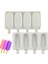50 Pcs Çubuklu Silikon Popsicle Kalıpları 4/8 Kaviteli Popsicle Yapımcısı Kalıp, Bpa Içermeyen Silikon Kek Pop Kalıpları, Kolay Bırakılan Buz Pop Kalıpları (Yurt Dışından) 1