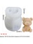 Stil 1 3D Teddy Bear Silikon Kalıp Çikolatalı Kek Kalıbı Buz Küpü Kalıpları Dondurma Dekorasyon Dıy Viski Şarap Kokteyl Silikon Kalıplar (Yurt Dışından) 1