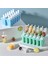 4 Izgaralar Kırmızı 4/6/10/12 Hücreler Buz Kutusu Silikon Dondurma Kalıp Yeniden Kullanılabilir Popsicle Kalıp Dıy Ev Yapımı Tatlı Dondurucu Meyve Suyu Buz Pop Maker (Yurt Dışından) 3