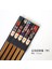 ZCM01 Kullanımlık 5 Çift Set El Yapımı Bambu Japon Doğal Ahşap Çubuklarını Suşi Gıda Kedi Çiçek Çok Renkli Ahşap Çubuklarını Set (Yurt Dışından) 1