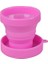 Pembe Standart 170 ml Paslanmaz Çelik Silikon Geri Çekilebilir Katlanır Bardak Teleskopik Katlanabilir Kahve Fincanları Açık Spor Su Bardağı Seyahat Fincan (Yurt Dışından) 1
