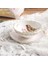 H06 Avrupa Tarzı Çiçek Tasarım Kahve Seti 150 ml Çay Seti Phnom Penh Seramik Kahve Fincanı ve Çay Saati Için Tabak Kemik Çini (Yurt Dışından) 1
