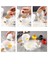Kırmızı Seramik Yumurta Beyaz Ayırıcı Sevimli Karikatür Civciv Yumurta Ayırıcı Yumurta Sarısı Protein Filtresi Mutfak Pişirme Araçları (Yurt Dışından) 4