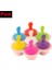Pembe Yeni 7 Delik Dıy Dondurma Pops Silikon Kalıp Dondurma Topu Makinesi Popsicles Kalıpları Bebek Meyve Sarsıntı Ev Mutfak Aksesuarları Aracı (Yurt Dışından) 2