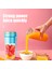 Pembe Meyve Suyu Blender Mini Meyve Mikserleri El Mini Elektrikli Mikserler Hafif Sızdırmaz USB Şarj Edilebilir Seyahat Dış Mekan (Yurt Dışından) 2