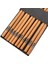 5 Pairs Küçük Balık 5 Pairs Sağlıklı Çubuk Seti Anti-Skid Çin Tarzı Suşi Pirinç Çubuklarını Bambu Ahşap Mutfak Sofra Yemek Takımı Seti Hediye (Yurt Dışından) 1