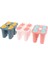 3 Adet Dondurma Kalıbı 4 Buz Popsicle Kalıp Seti Popsicle Dondurma Kalıp Buz Tepsisi Diy Dondurma Sopa ile Yeniden Kullanılabilir Kawaii Mutfak Aletleri (Yurt Dışından) 1